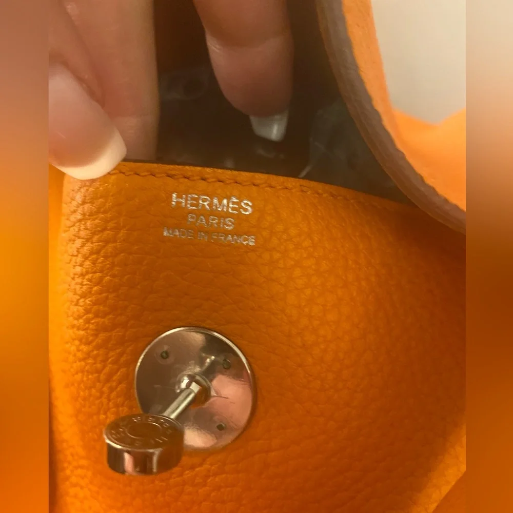Hermès Lindy 34 in Signature Orange